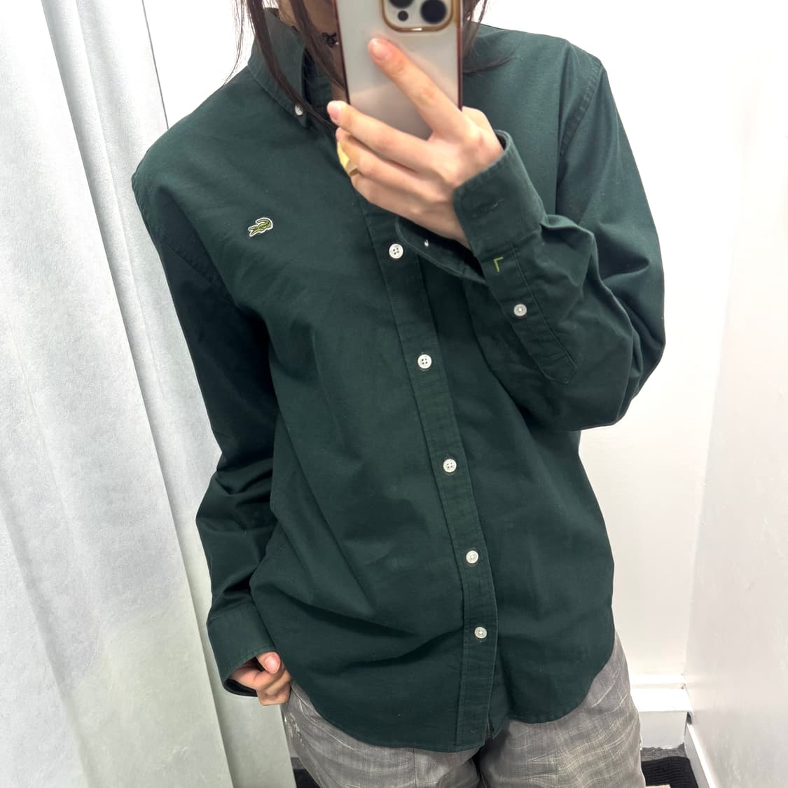 라코스테 그린 셔츠 상품이미지1