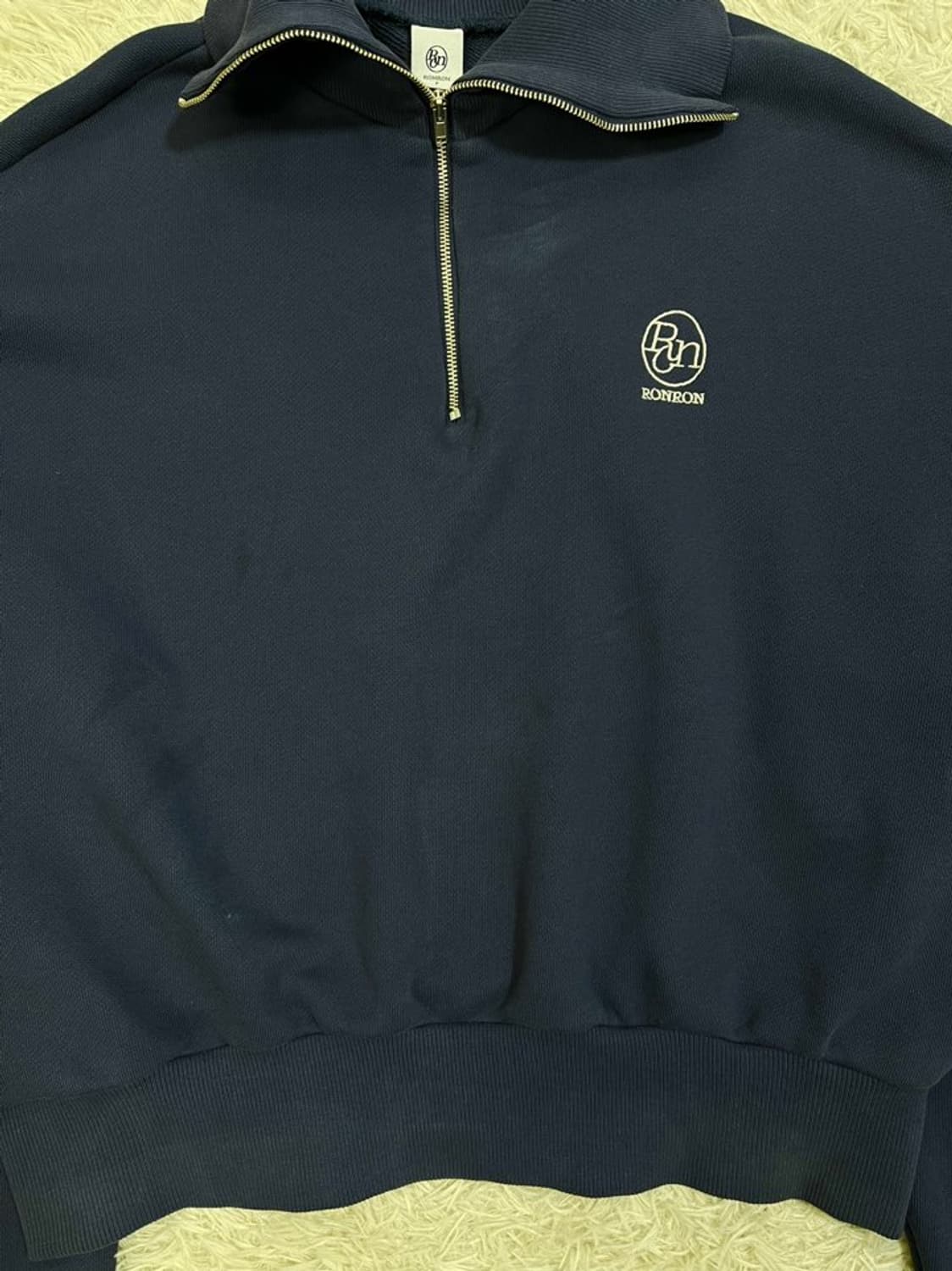 론론 크롭 반집업 맨투맨/#2849 상품이미지2