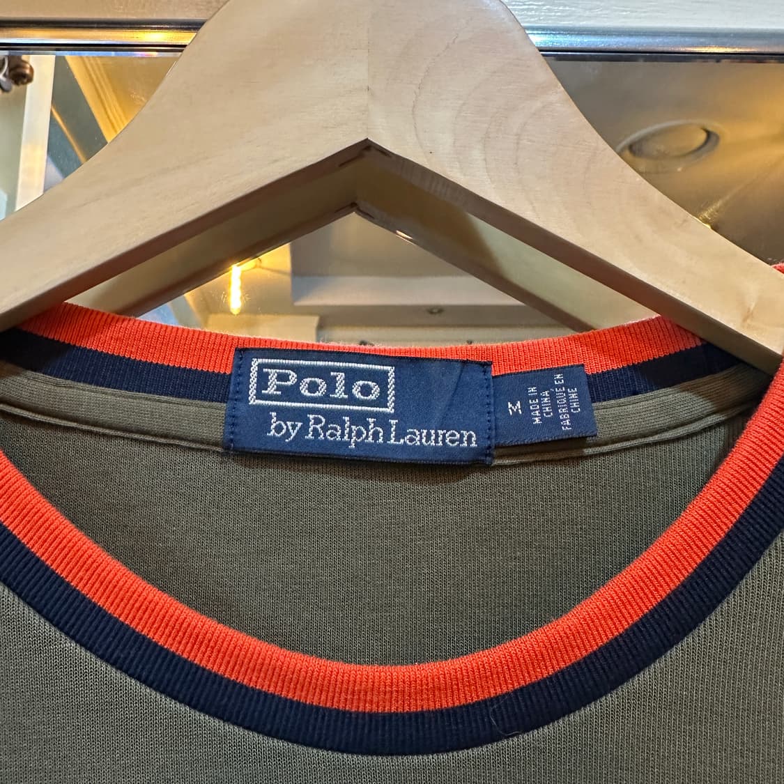 폴로 랄프로렌 하이테크 올리브 카키 맨투맨  상품이미지3