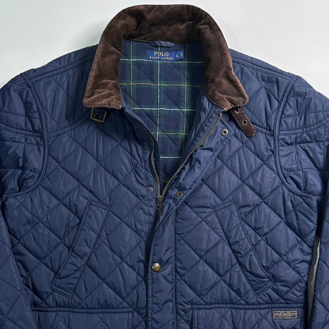 폴로 랄프로렌 네이비 4포켓 퀼팅 자켓 상품이미지2