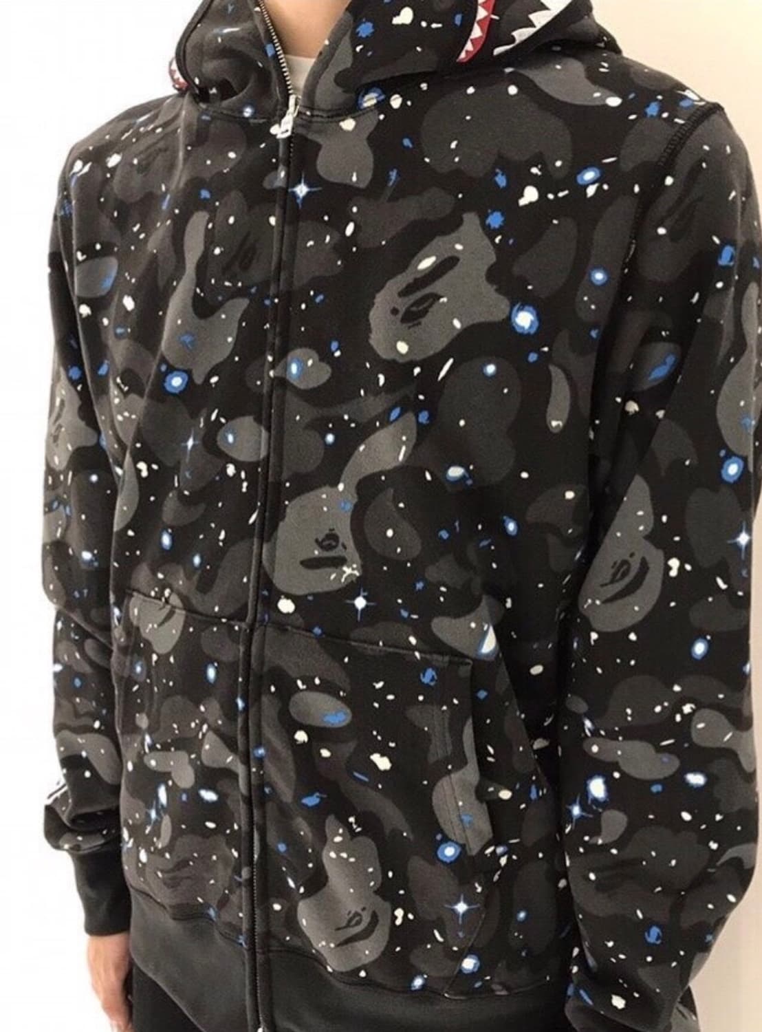 베이프 스페이스 카모 샤크후드 새상품 상품이미지1