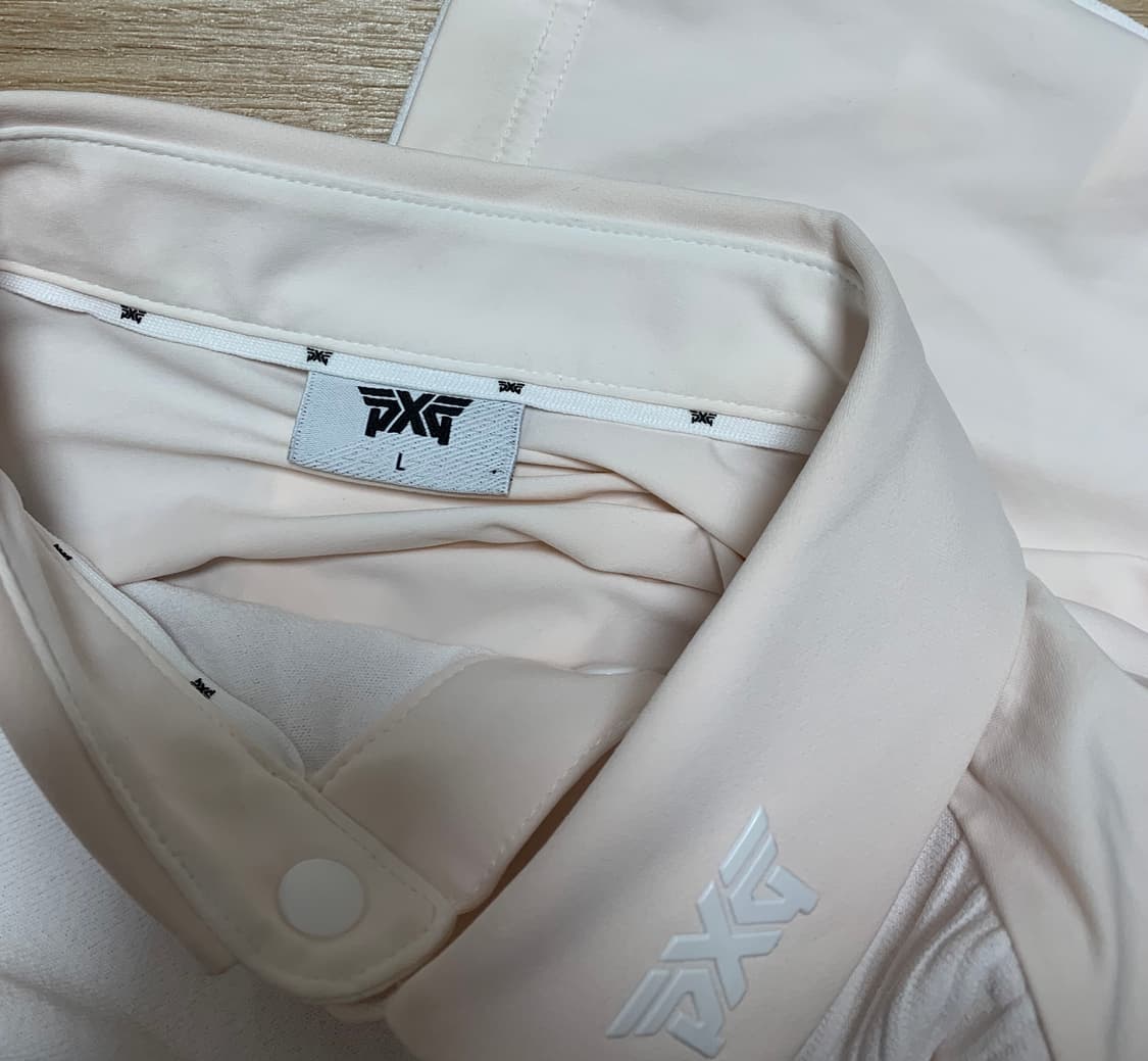 PXG 니트 하이브리드 카라 반팔티 L 상품이미지3