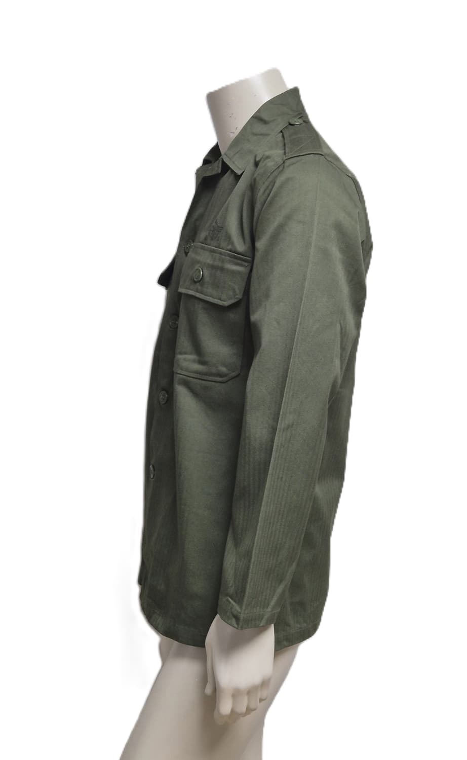 국군 구형 훈련복 민무늬 전투복 상의 자켓 (M) (1) (미사용품) 상품이미지2