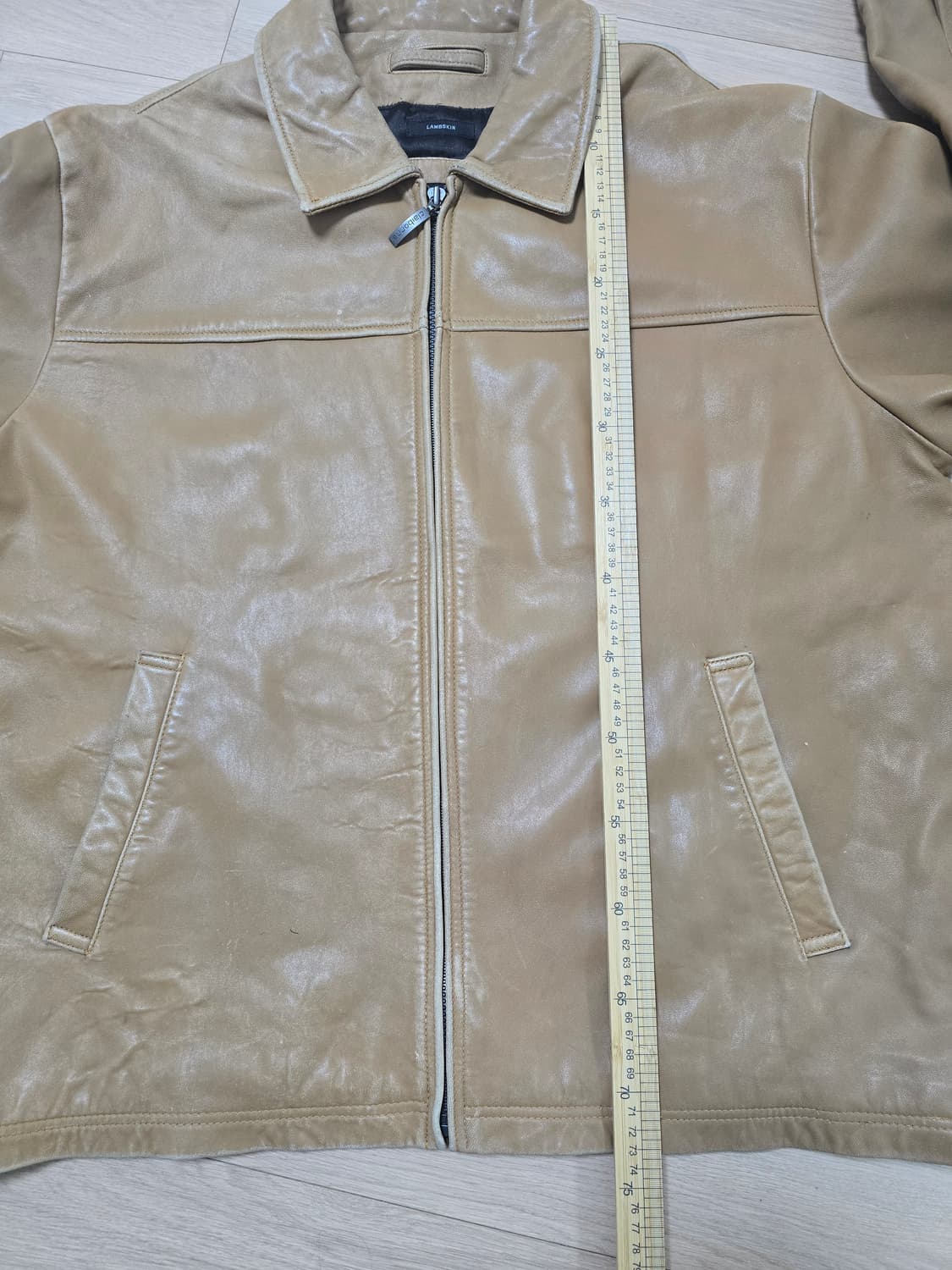 Claiborne 램스킨 레더자켓 L 상품이미지10