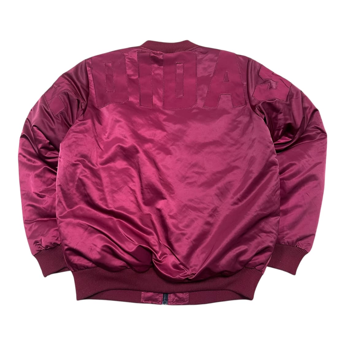 ✨ (바배) 아디다스 빅로고 버건디 봄버 항공 점퍼  상품이미지2