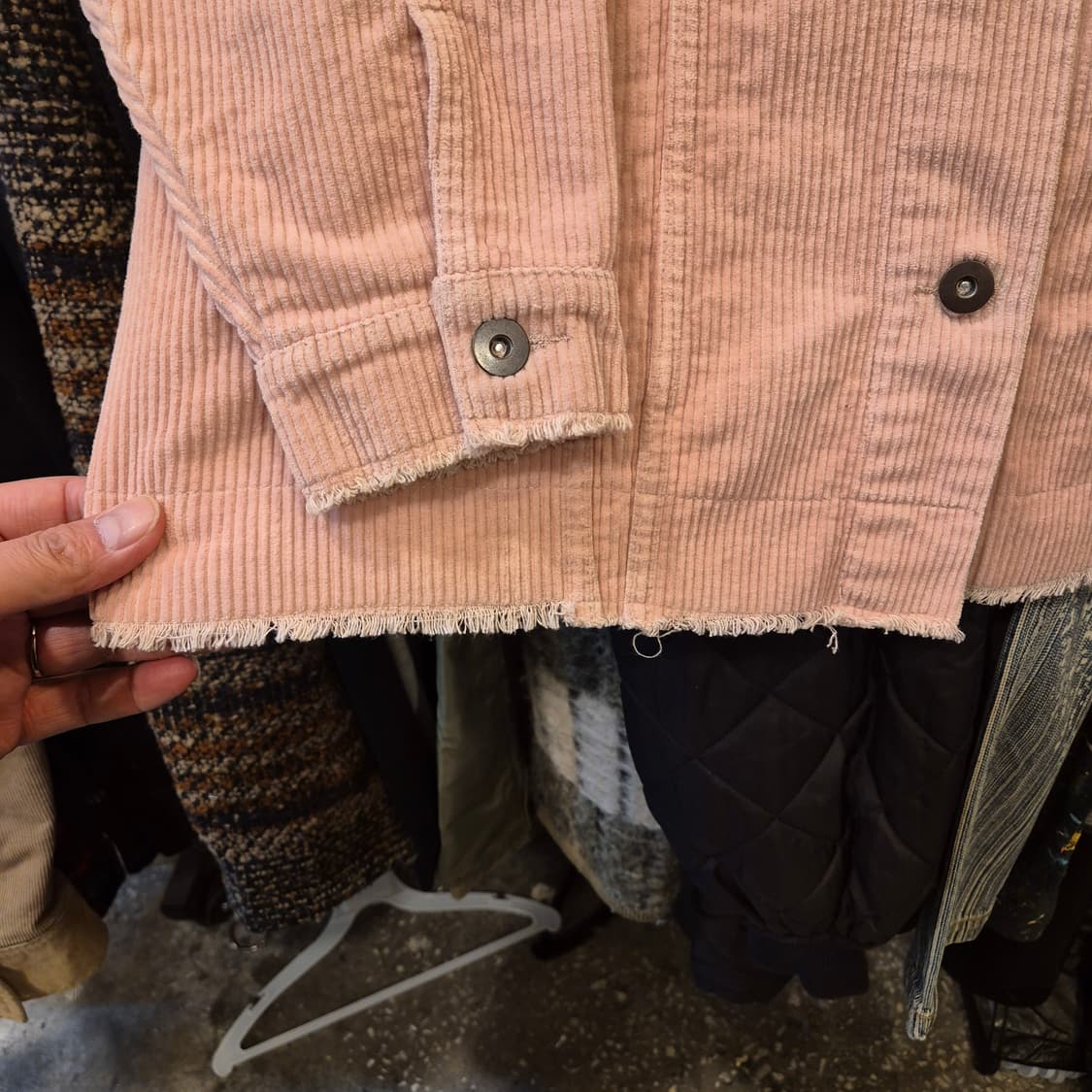 여성-FREE 자라 인디핑크 코듀로이자켓  상품이미지8