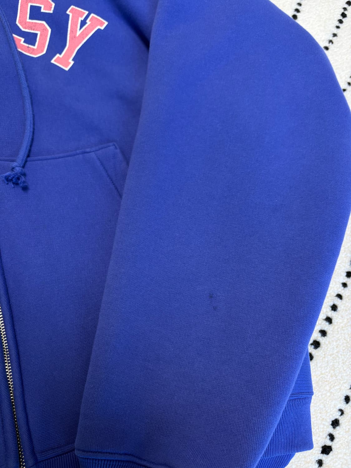 스투시 페이디드 그래픽 집 후드 퍼플  상품이미지6