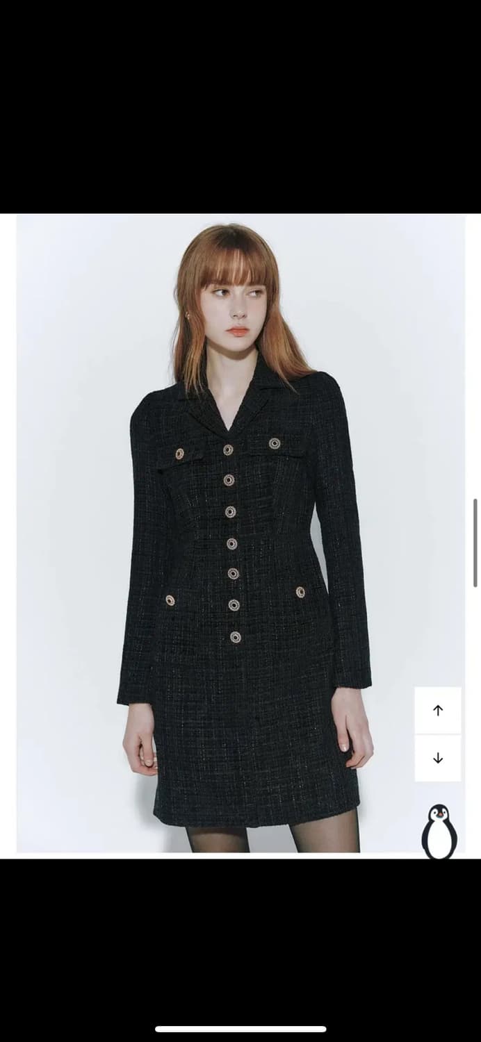 이바나헬싱키 Lena Velvet Tweed Dress 상품이미지3