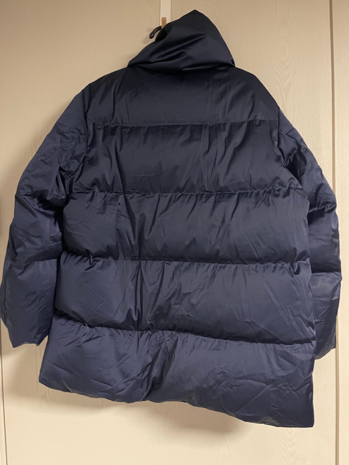유니클로 x 질샌더 +J 다운 우먼 볼륨 재킷 네이비 L 상품이미지6