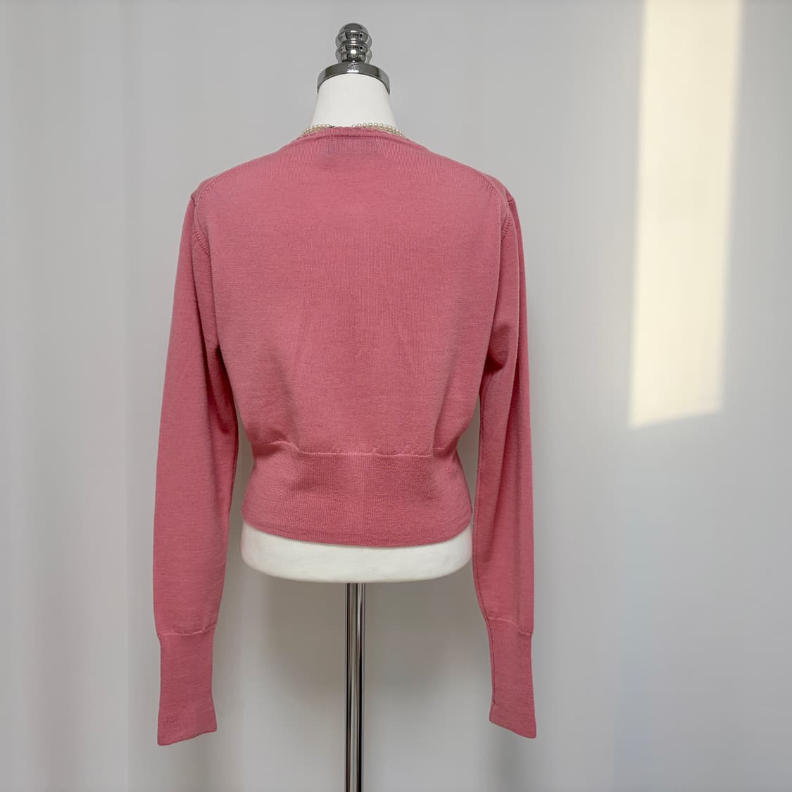 비비안웨스트우드 베아 크롭 가디건 핑크 상품이미지8