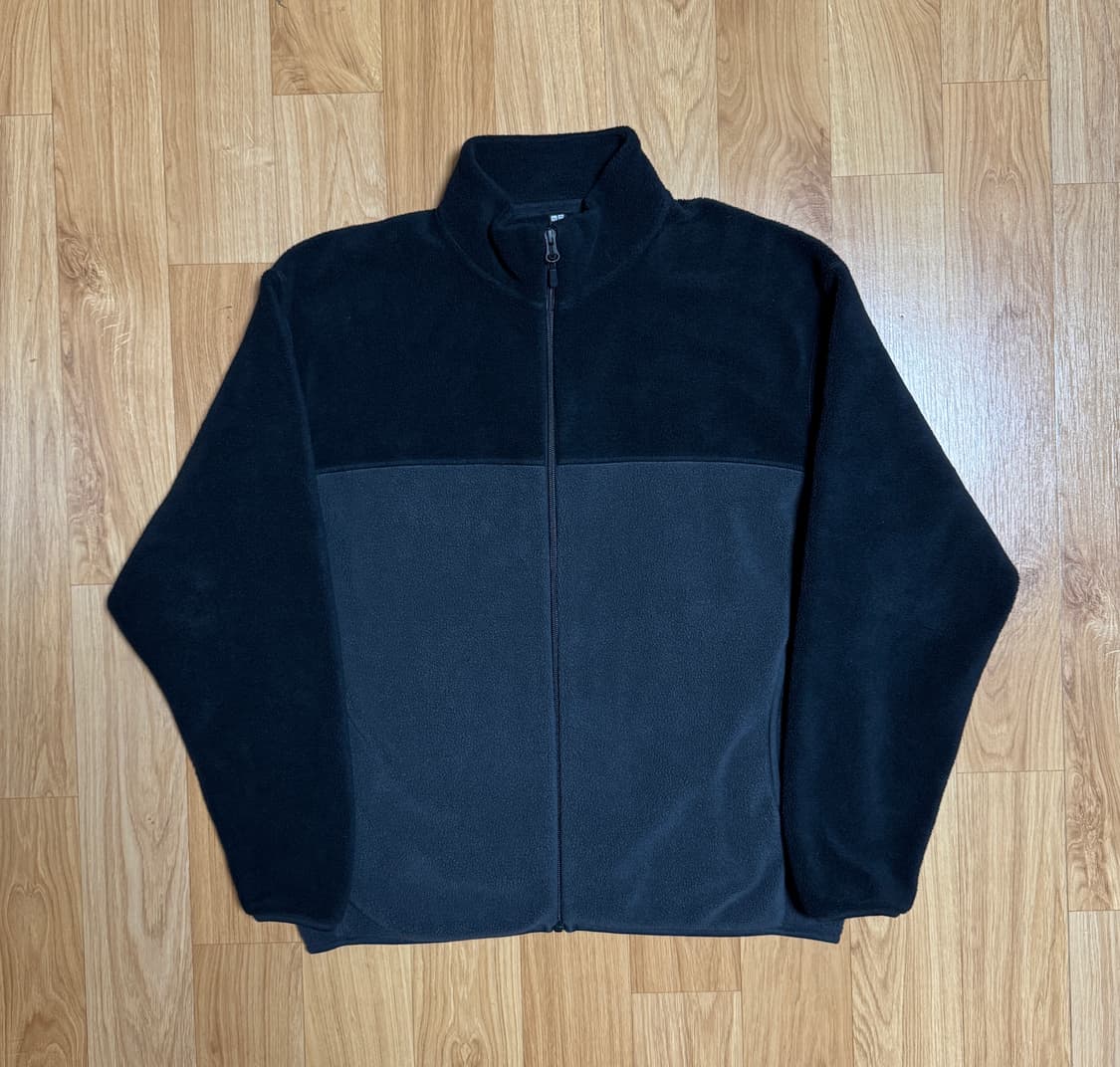 [L] 유니클로 후리스 풀집재킷 컬러블럭 상품이미지2