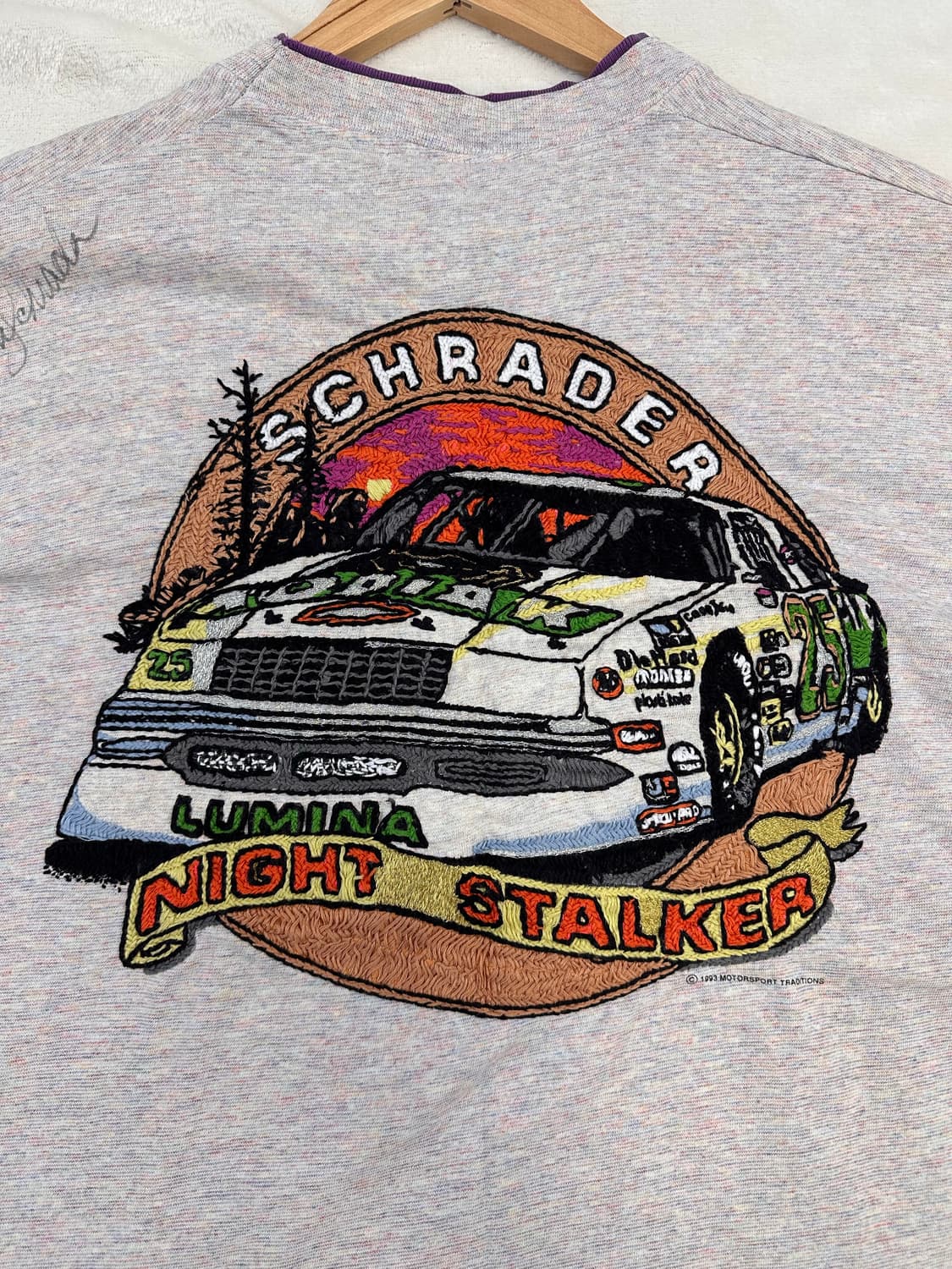 (F)SEVEN BY SEVEN 자수 패치 레이어드 반팔 상품이미지7