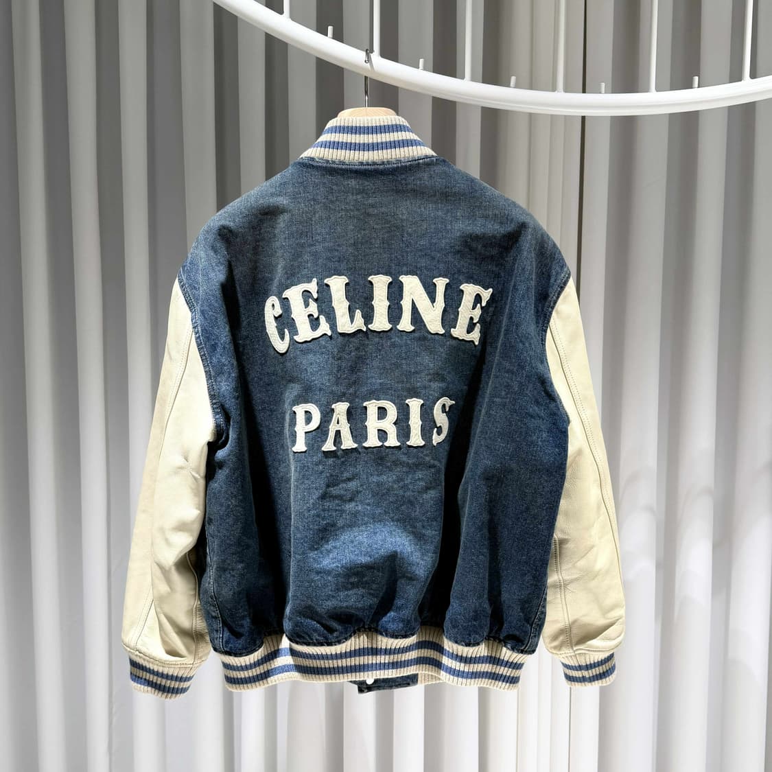 S / 셀린느 트레일 워시 데님 루즈 트리옹프 자켓 상품이미지6