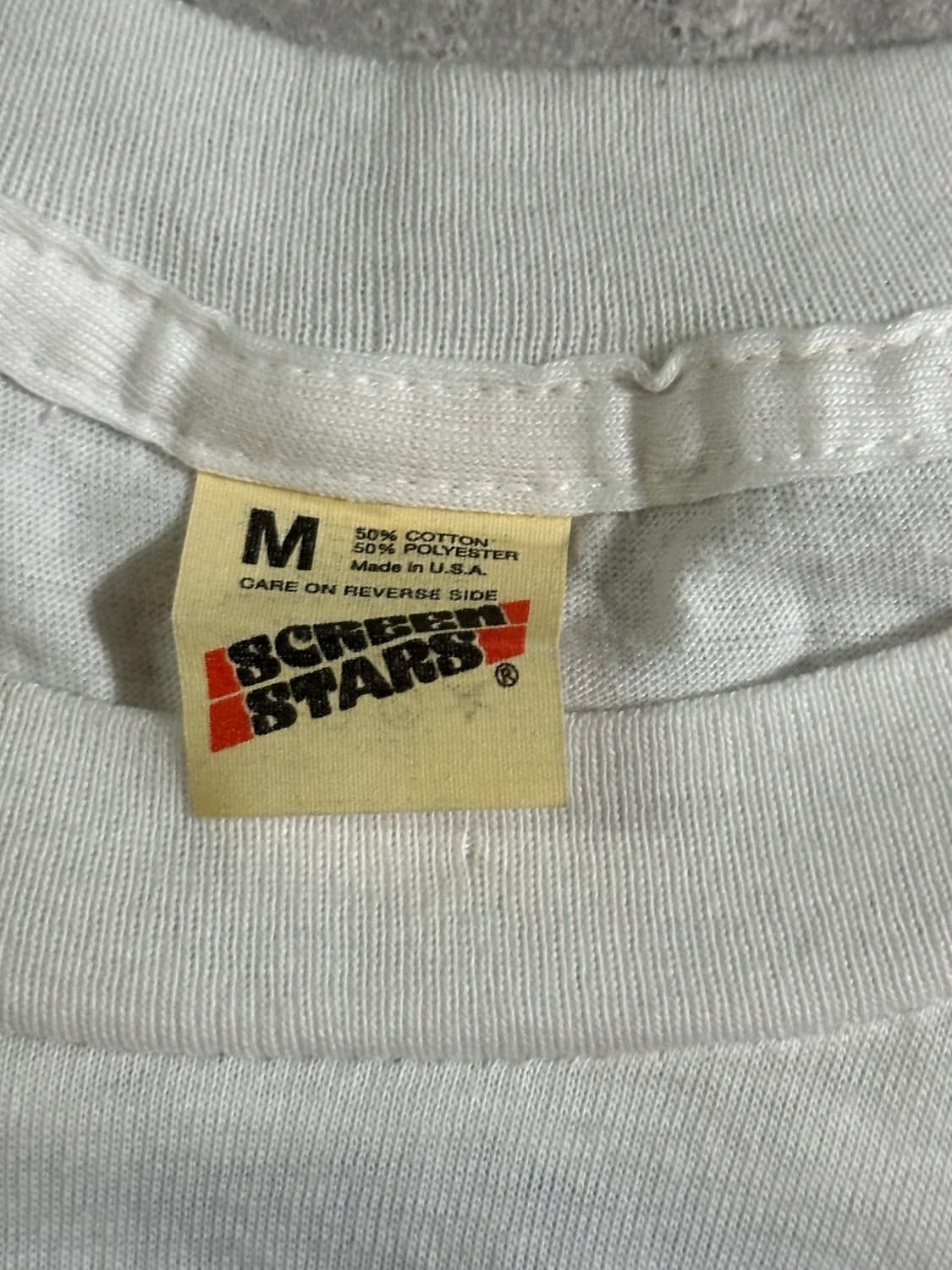 80s USA G RAGS 72 프린트 싱글스티치 /060 상품이미지4
