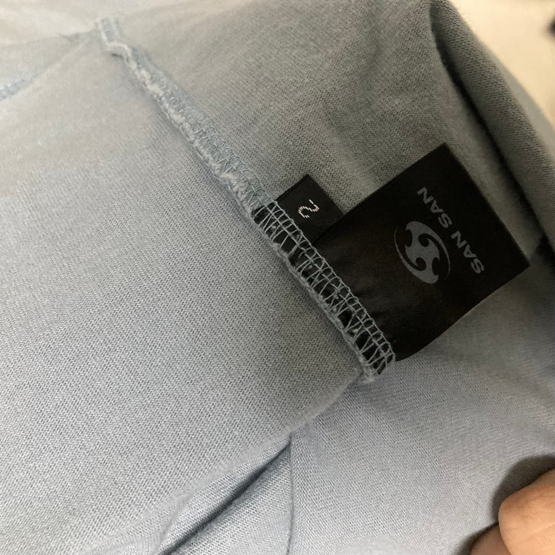 산산기어 로고 롱슬리브 (블루그레이) - 22FW  상품이미지6