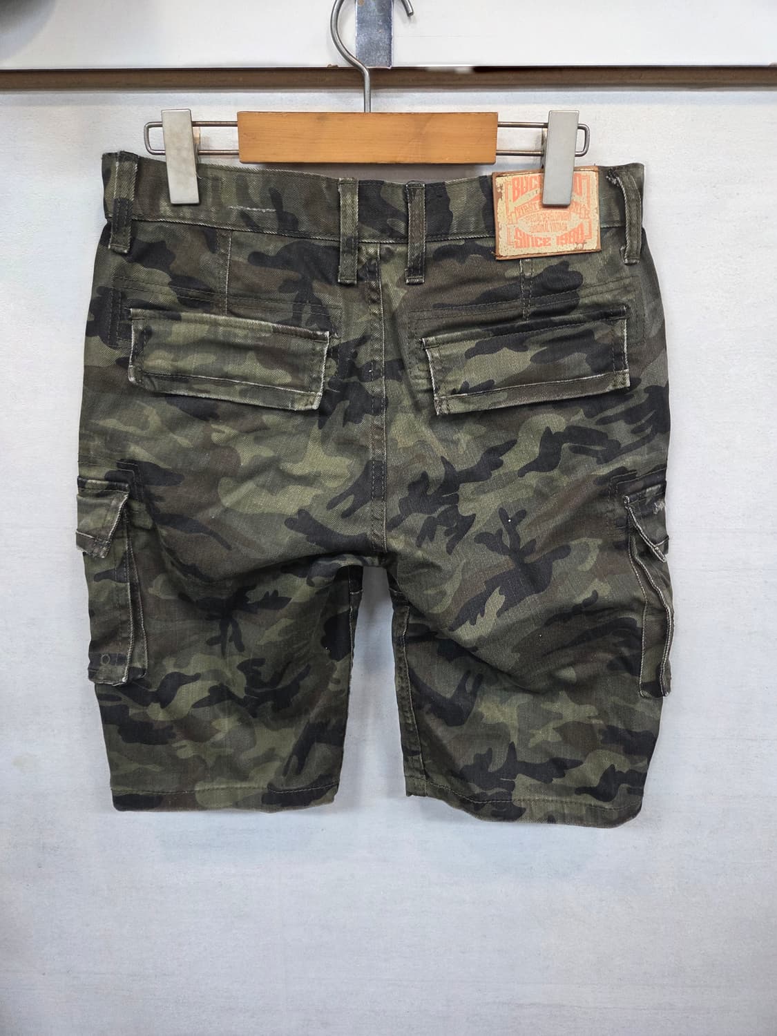 버커루 빈티지 카모 카고 반바지 28 상품이미지2
