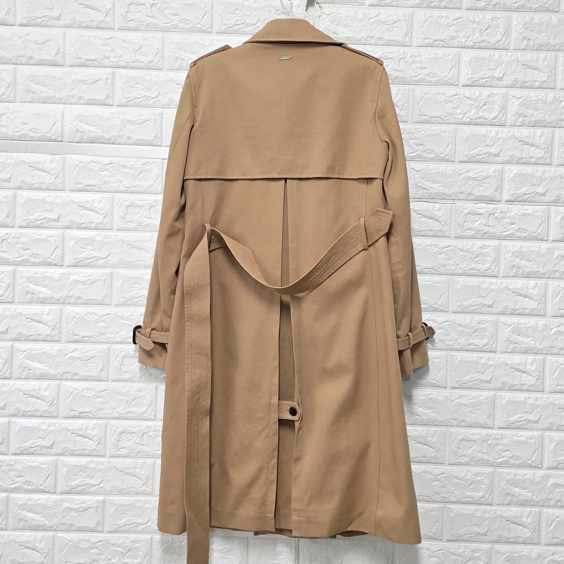 택포_ 마시모두 띠 여성 트렌치 코트 S 상품이미지4