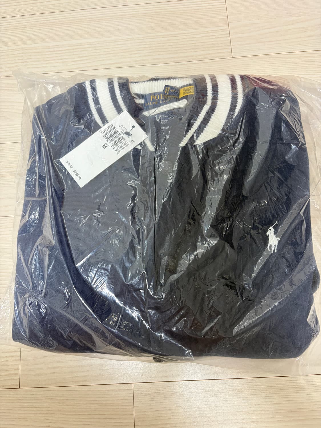 폴로 호랑이(타이거) 패치 바시티 자켓 네이비 상품이미지2