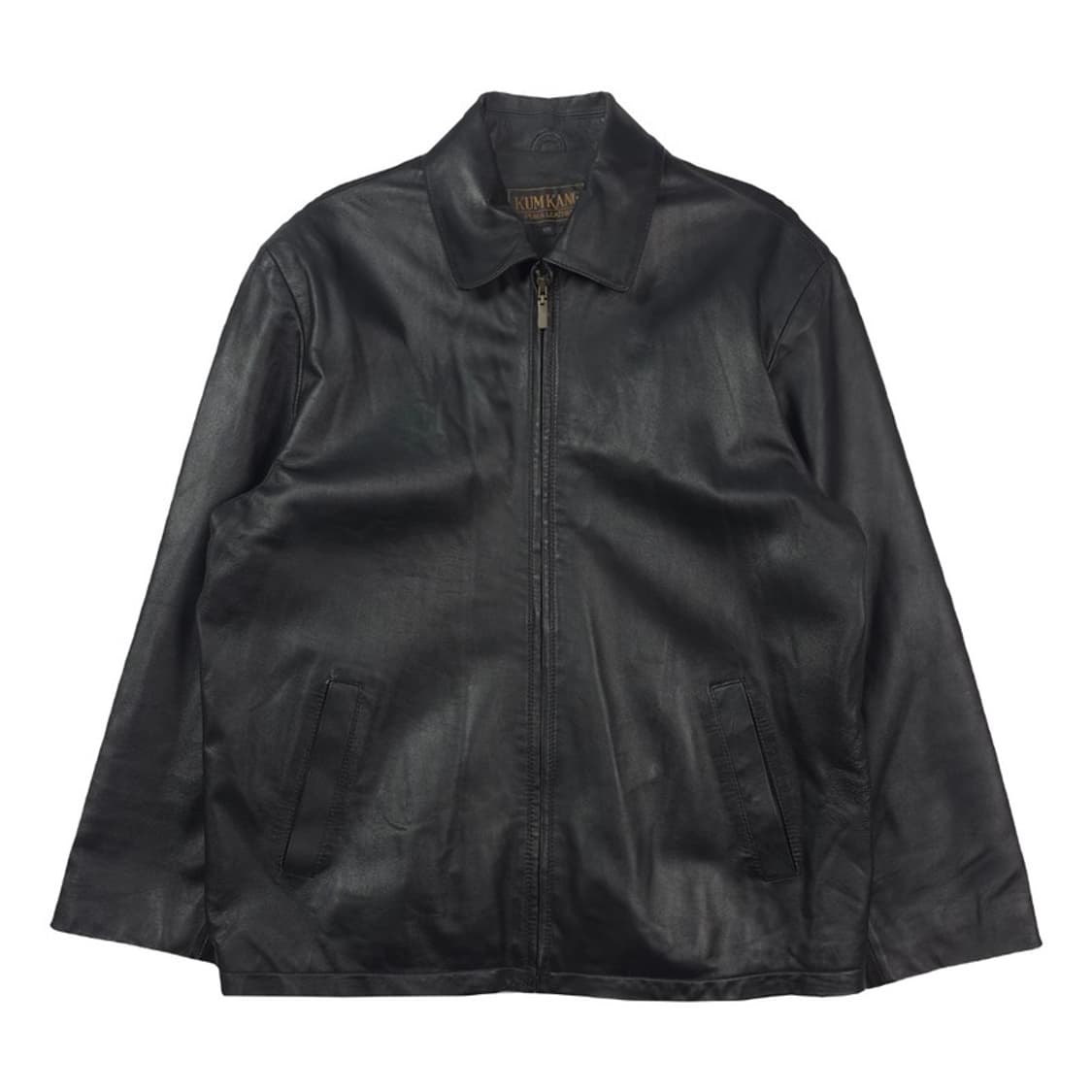 KUMKANG 금강 양가죽 레더자켓 집업 블랙 XL 상품이미지1