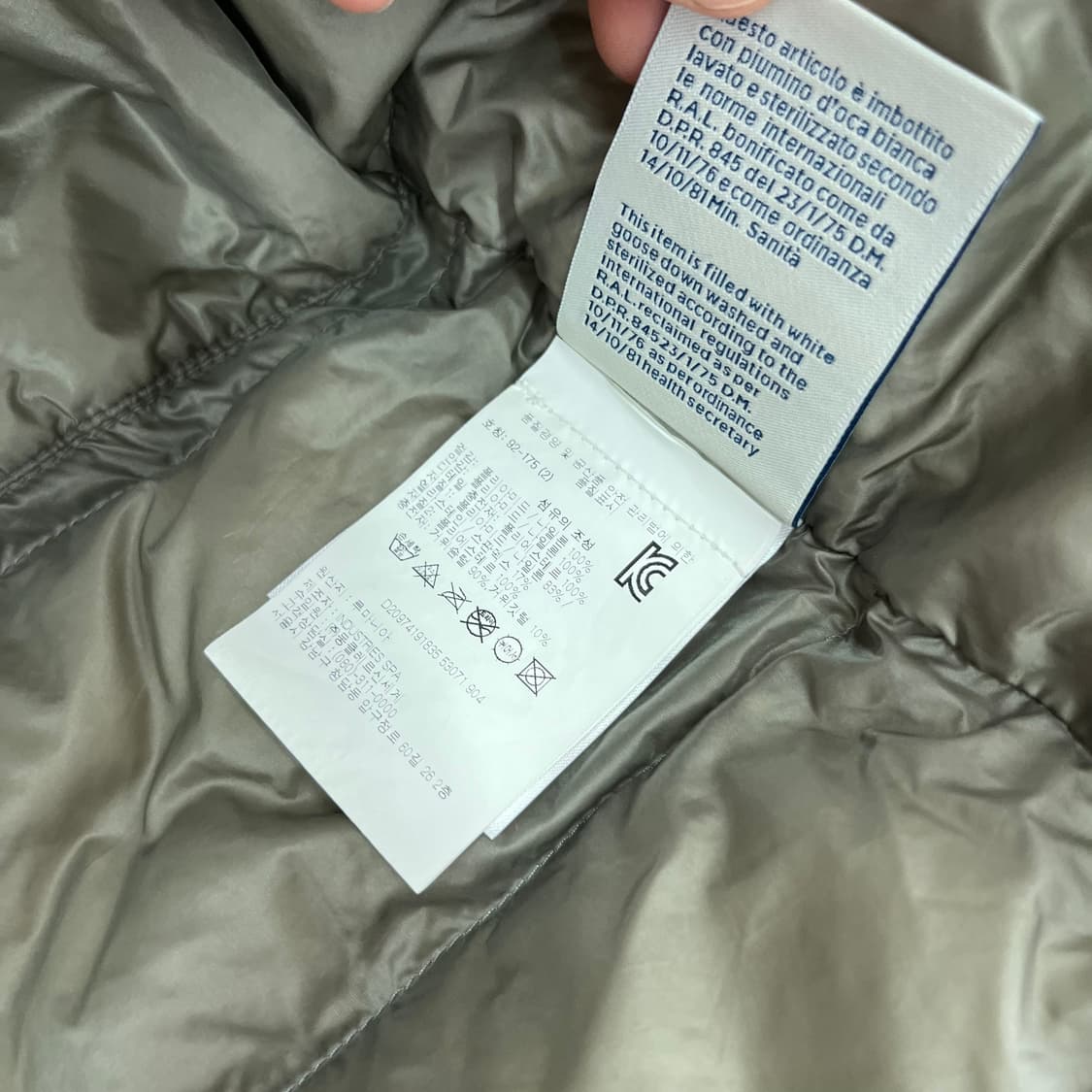 몽클레어 그레노블 Sestriertech 구스다운 패딩점퍼 2  상품이미지8