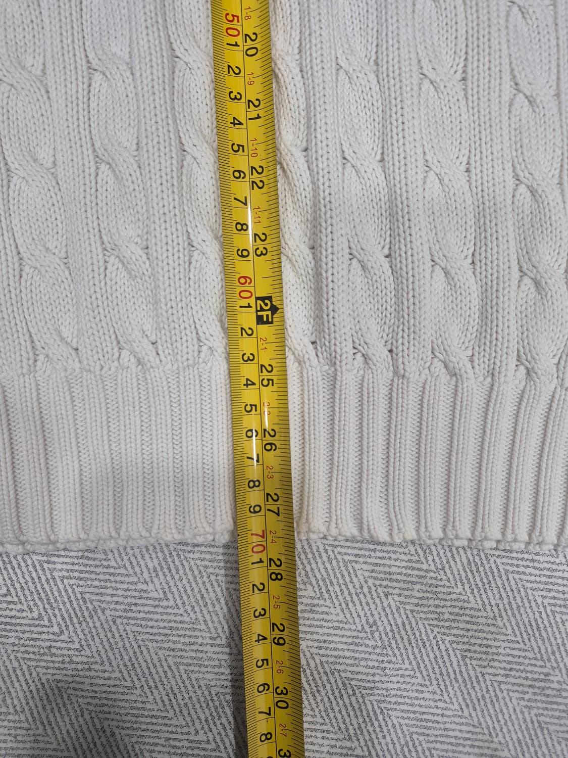 폴로랄프로렌 아이코닉 크리켓 코튼 케이블 스웨터 니트 남성 110사이즈 상품이미지8