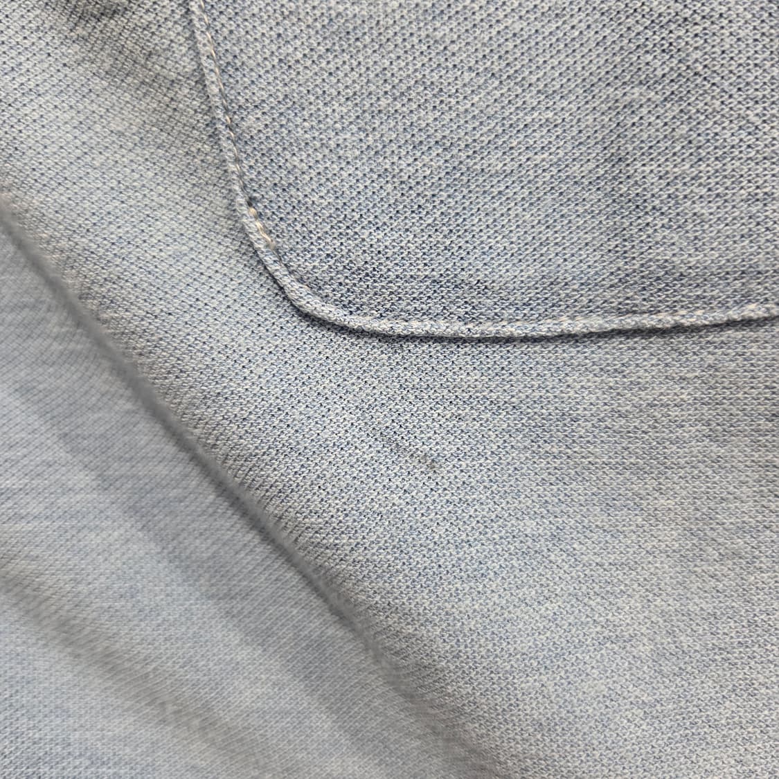 폴로랄프로렌 블루 인디고 니트 샴브레이 워크셔츠 M 상품이미지6