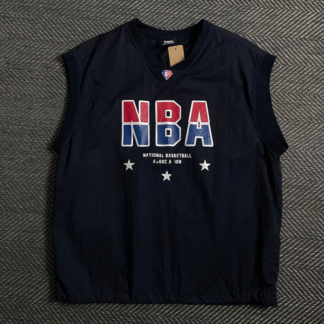 NBA 빅로고 나일론 우븐 웜업 베스트o 4384 상품이미지1