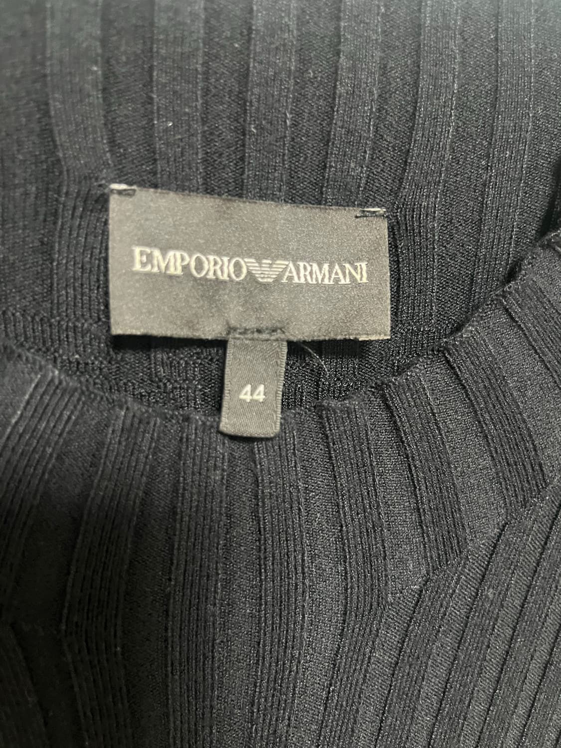 엠포리오 아르마니 블랙 니트 원피스 상품이미지2