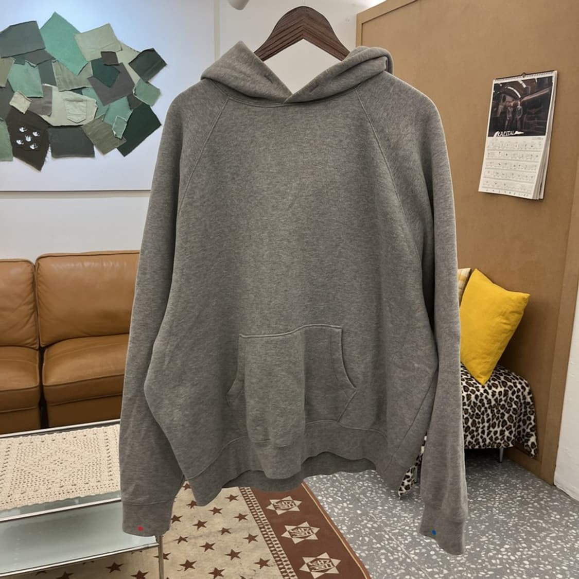 피어 오브 갓 에센셜 모던 캐주얼 빈티지 백로고 후드티 M C10471 상품이미지3