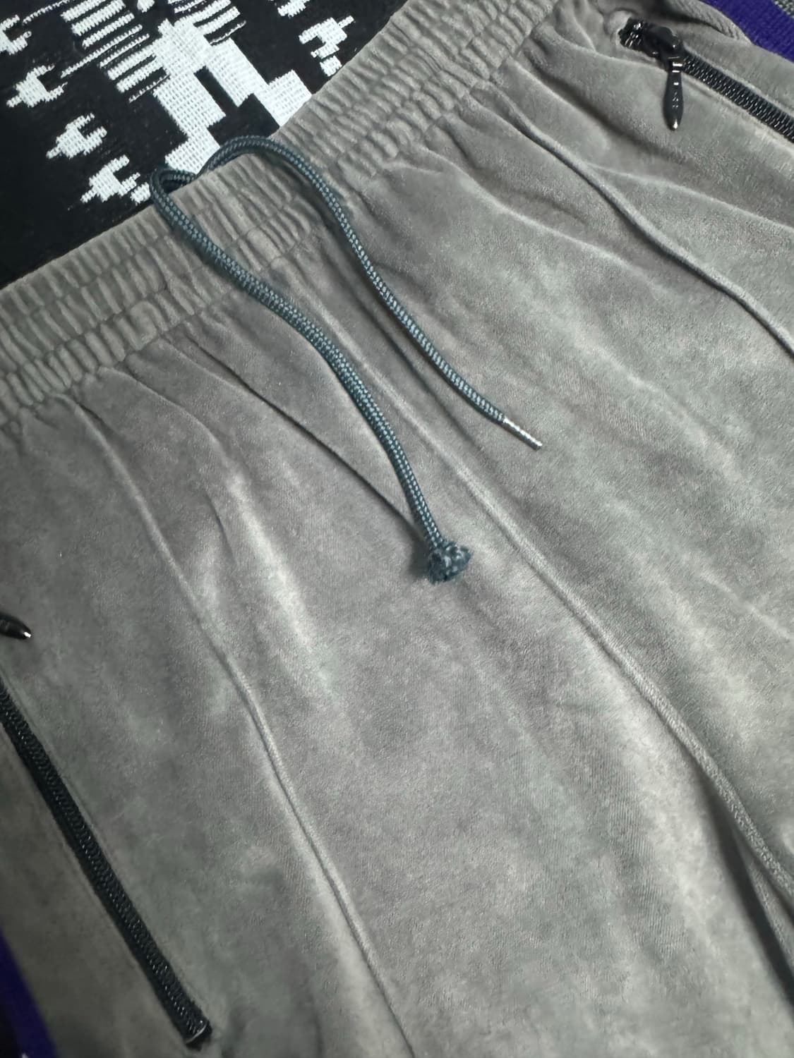 니들스 /  벨루어 트랙팬츠 / 그레이 퍼플 / S 상품이미지4