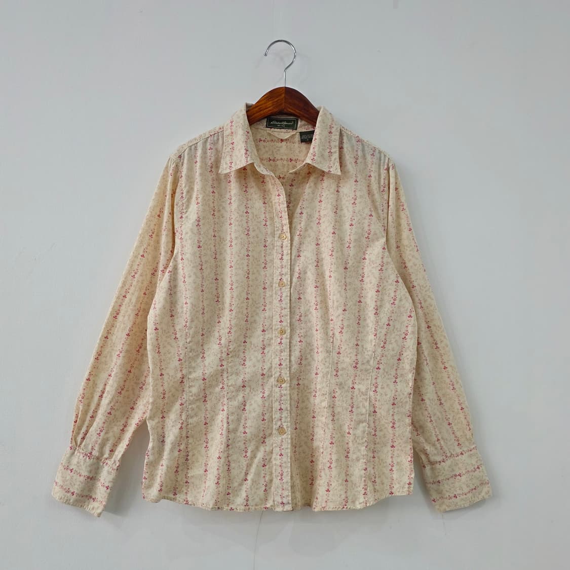 에디바우어 플라워 스트라이프 코튼 셔츠 상품이미지1