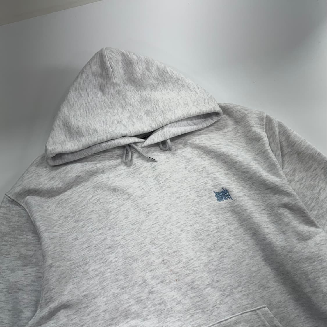 Brown Breath 브라운브레스 백 로고 멜란지 후드티 상품이미지4