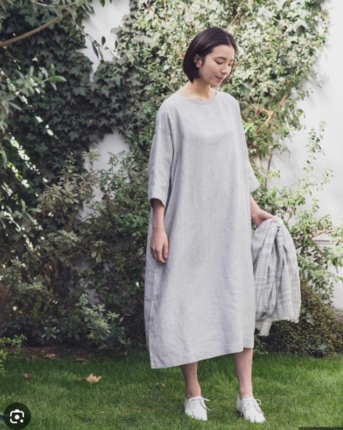 무인양품 리넨원피스 상품이미지1
