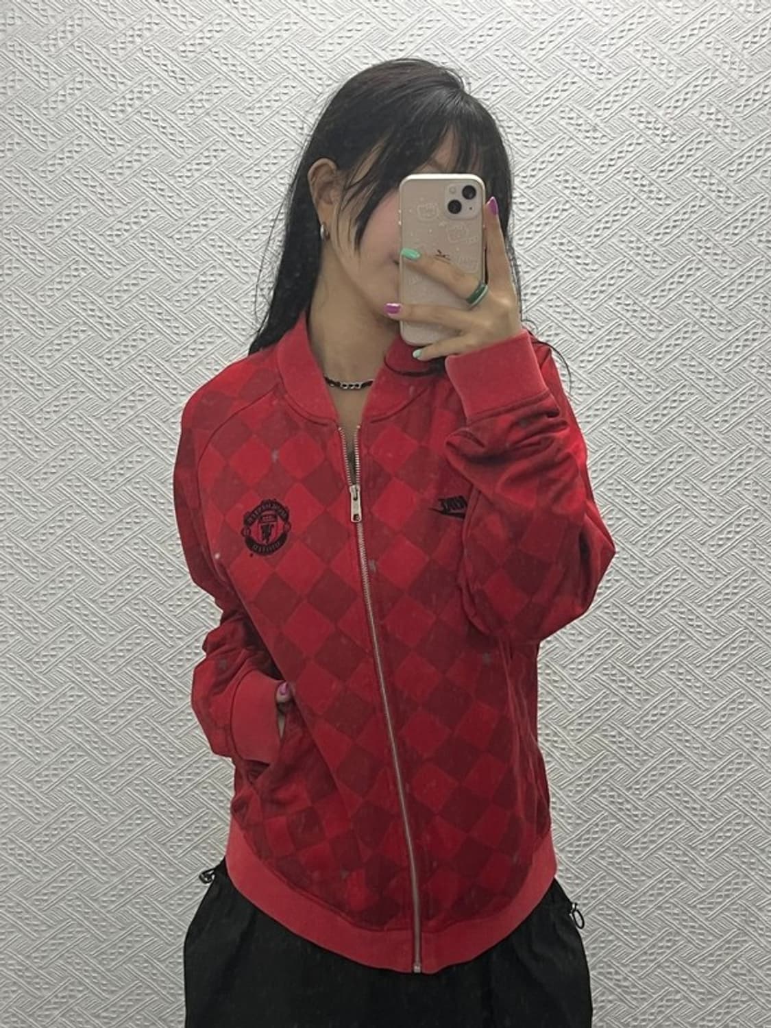 아이다스 맨체스터 유나이티드 다이아 패턴 져지 집업 105 C06552 상품이미지1