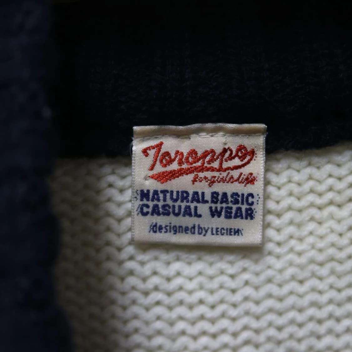 TOROPPO 하트 포인트 니트 집업 62878 상품이미지9