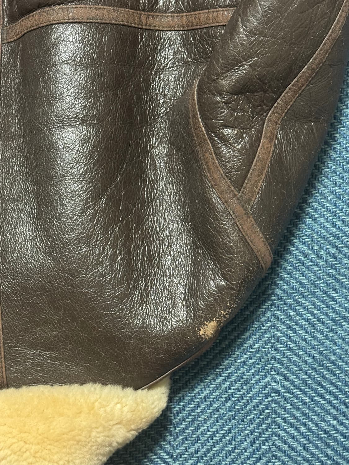 B-3 램스킨 오지리널 무스탕자켓 상품이미지6