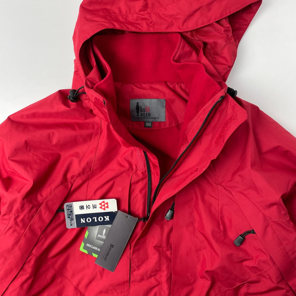[중고] Bosshead 아웃도어 방수 바람막이 레드 100 상품이미지4