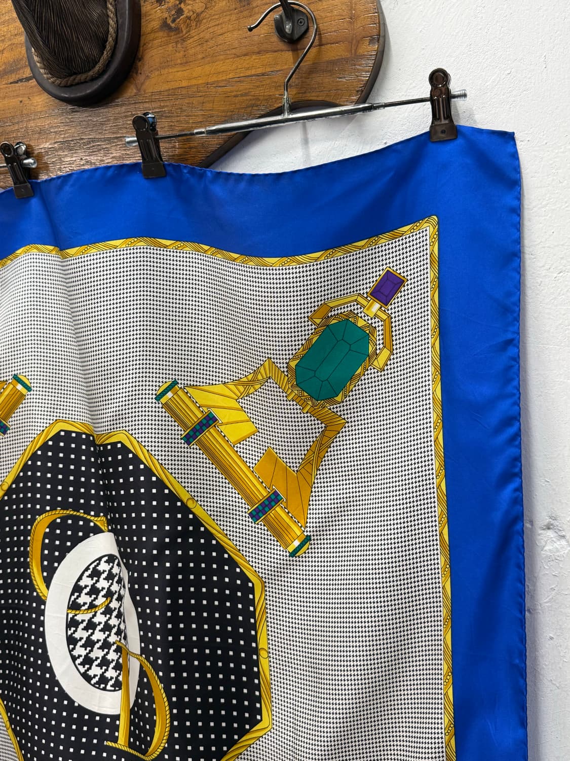 CHRISTIAN DIOR Geometric Jewelry Silk Sc 상품이미지4