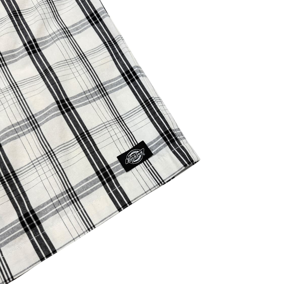 디키즈 빈티지 체크 카펜터 쇼츠 반바지 화이트 상품이미지2