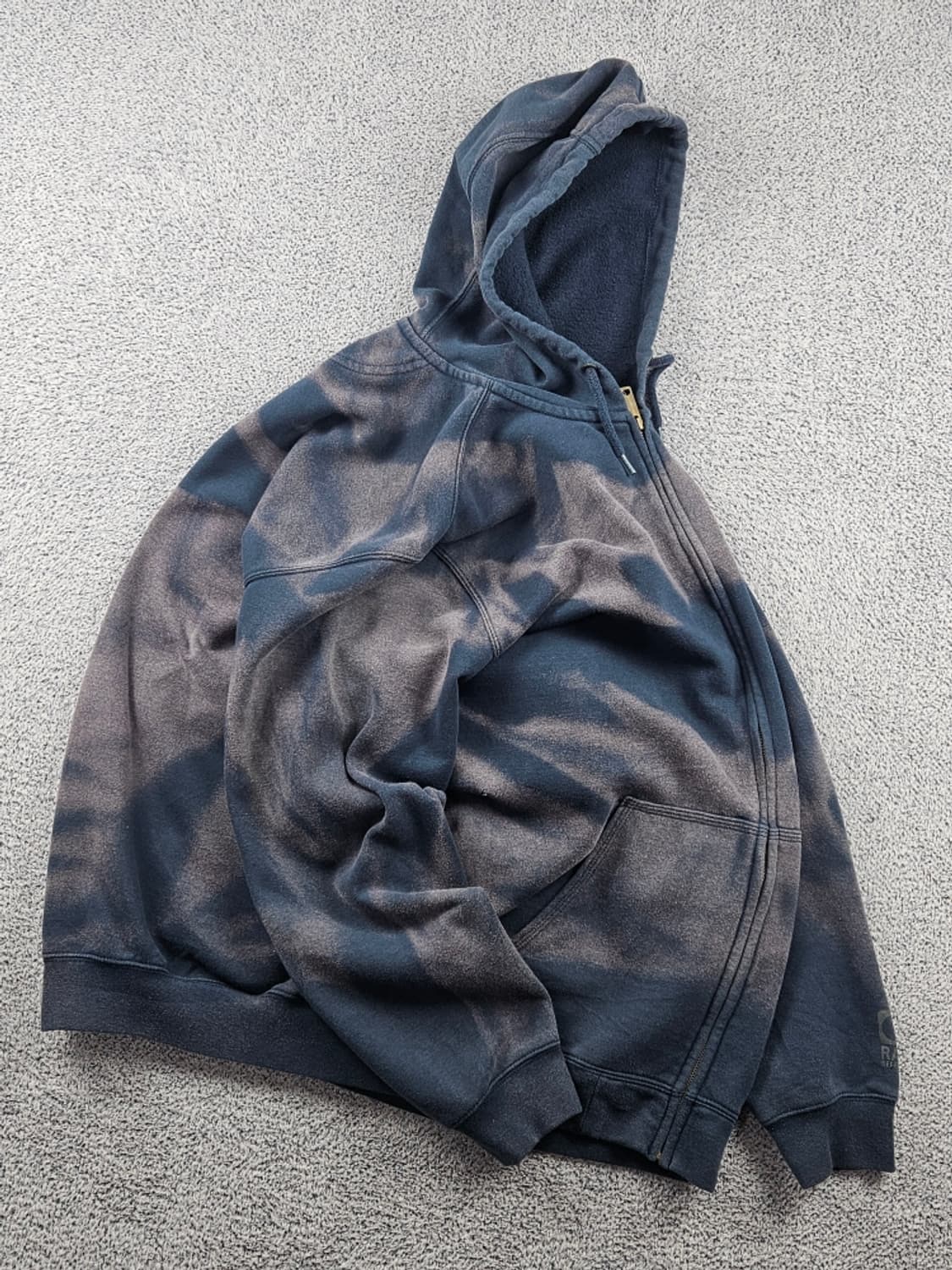 칼하트 다잉 워시드 커스텀 스웻 후드 집업 ( 2XL ) / 10824 상품이미지4