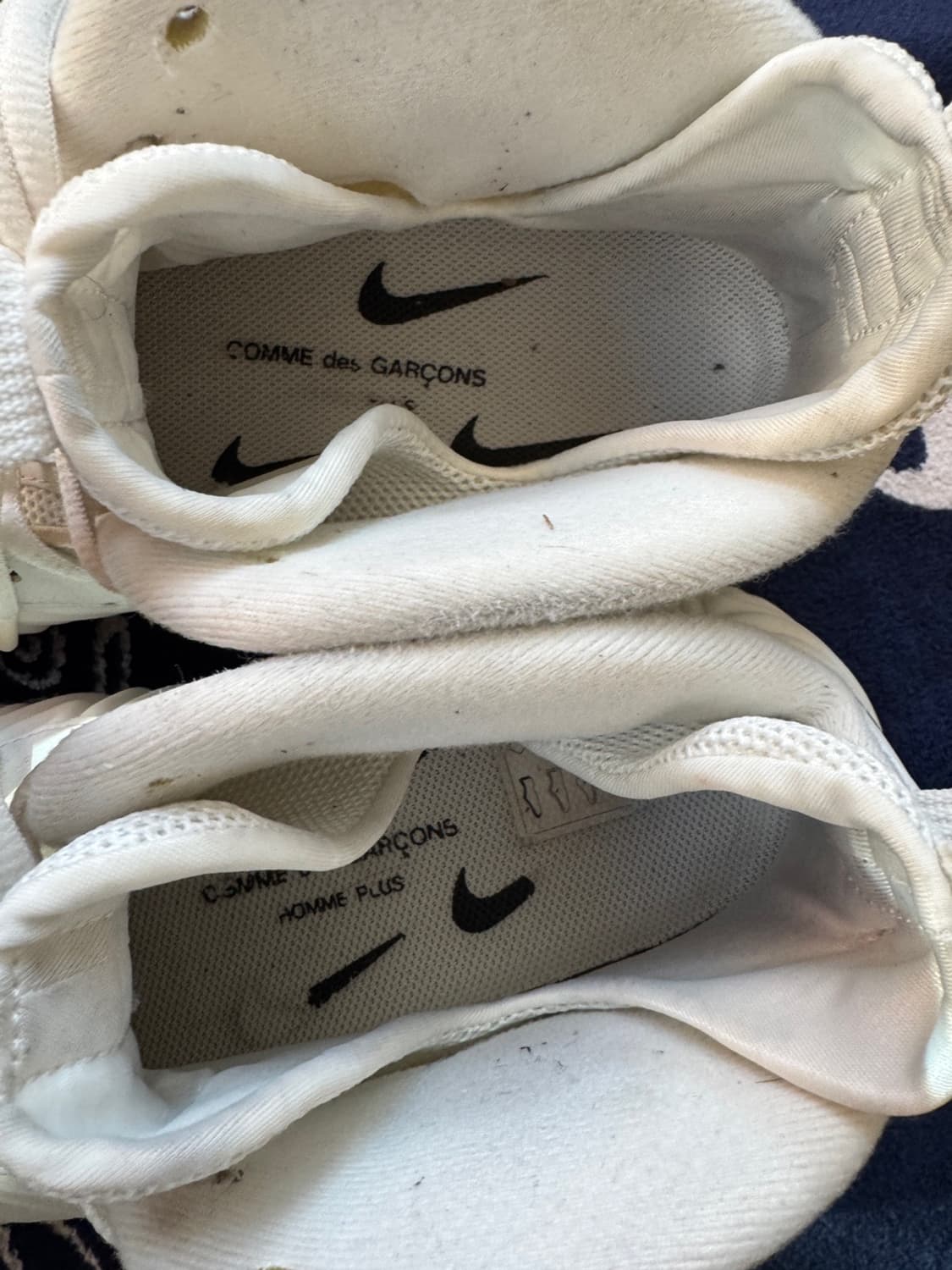 나이키 x 꼼데가르송 옴므 플러스 에어 폼포짓 화이트 NIKE x CDG 상품이미지7