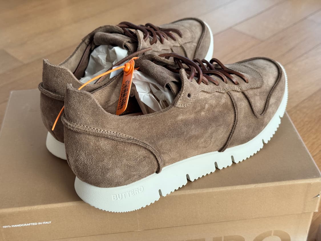 부테로 카레라 브라운 스웨이드 40 새제품 상품이미지3