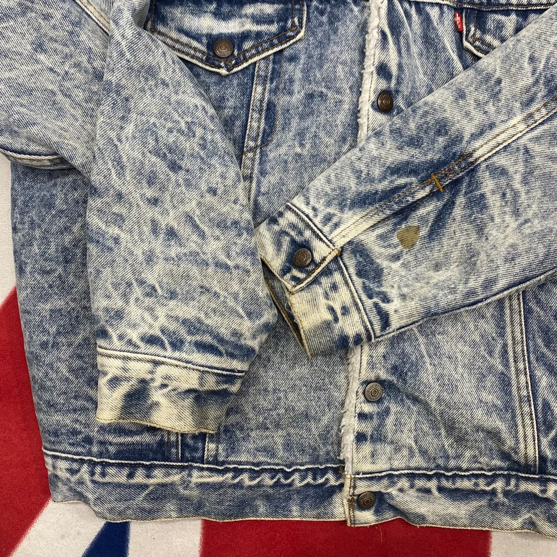 USA 리바이스 데님 쉐르파자켓 L 상품이미지4
