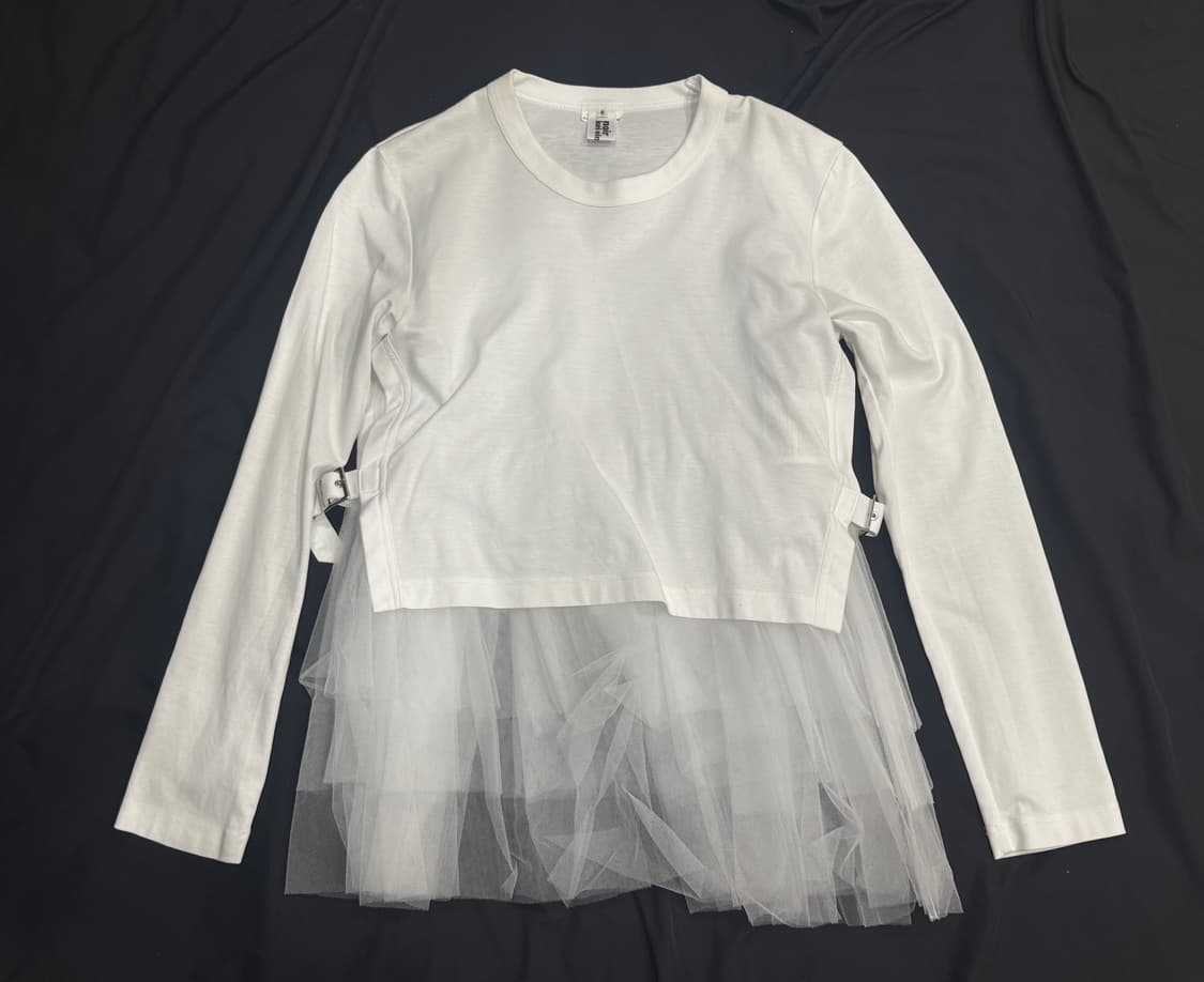 Noir kei Ninomiya 23 화이트 긴팔 티셔츠 M 상품이미지1