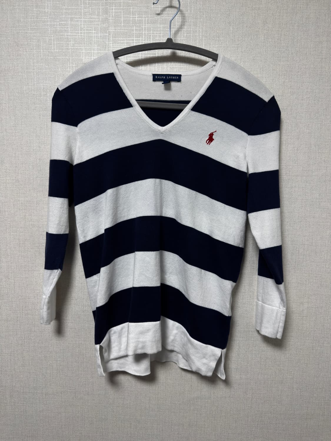 랄프로렌 스트라이프 브이넥  상품이미지1