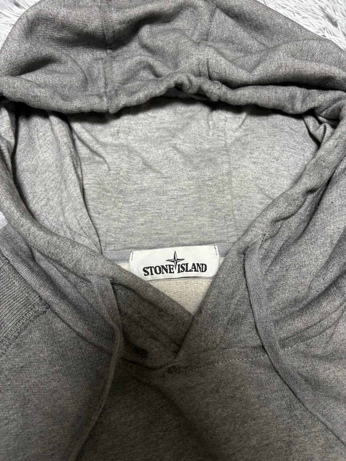 스톤아일랜드 워싱 가먼트다잉 후드티 상품이미지3