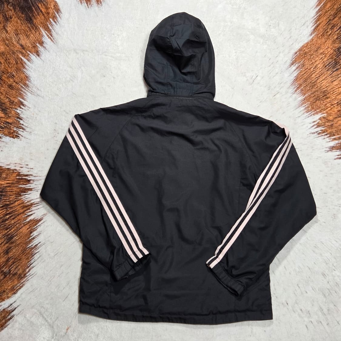 아디다스 삼선 블랙 바람막이 자켓 상품이미지5