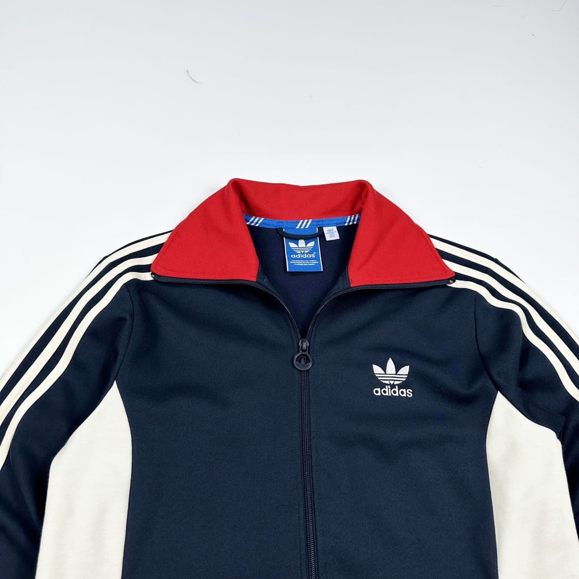 아디다스 유로파 네이비 배색 트랙탑 져지 (L) 상품이미지1