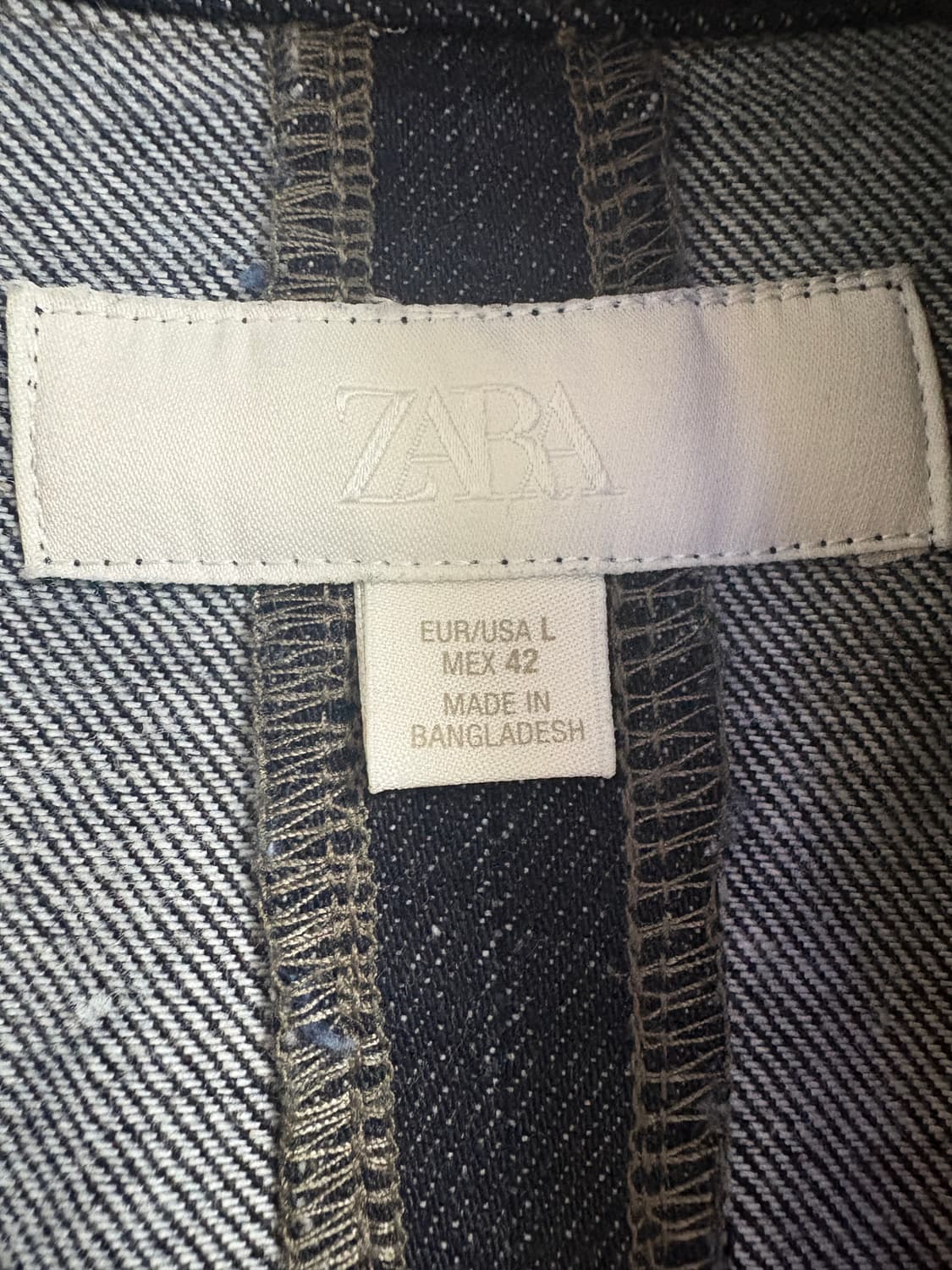 [L] 자라 데님 워크자켓 상품이미지2