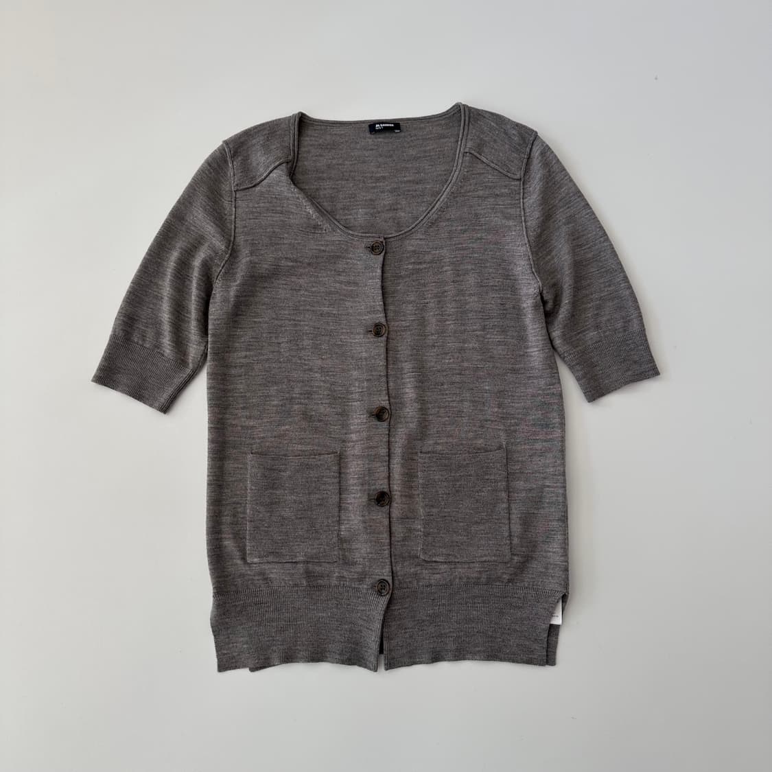 질샌더 jil sander navy 반팔 가디건 상품이미지1